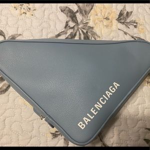 Balenciaga Triangle Clutch